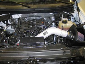 Ford F150 Performance Air Intake - K&N Engineering - High Flow Performance Intake Kit - `11-`14